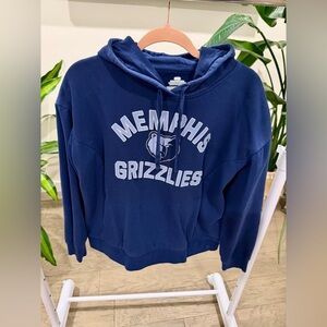 Memphis Grizzlies Blue Hoodie Medium Fanatics NBA Basketball